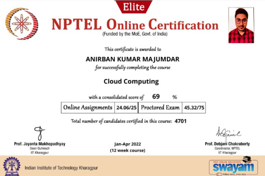 Cloud Computing at NPTEL